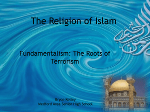 Islamic Fundamentalism and Terrorism