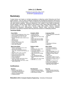 J.J.'s Resume - Trusted Knowledge Consulting