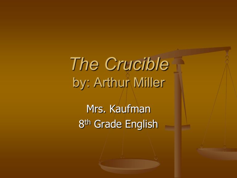 The Crucible By Arthur Miller 0975