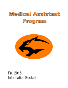 Medical Assistant Program - Neosho County Community College