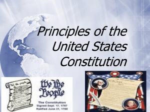 Principles of Constitution