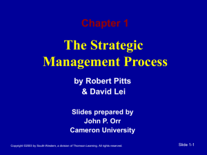 Chapter 1 Powerpoint Slides (P&L/3e)
