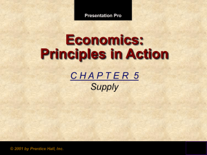 Economics Chapter 5 Notes.pps