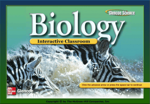 Glencoe Biology Ch. 5
