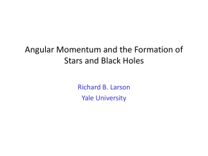 Angular Momentum and the Formation of Stars and