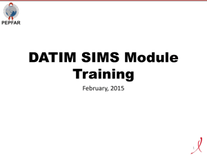 SIMS Training Slide Template