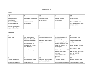 Eng IV AP Lit calendar