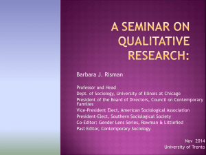 A Seminar on Qualitative Research