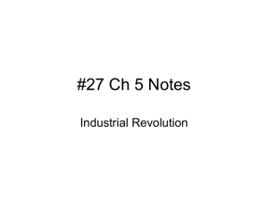 WC Ch 5 Industrial Revolution