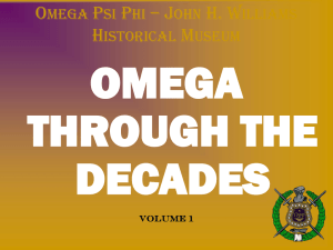 Omega Psi Phi Through the Decades