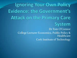Ignoring your own policy evidence
