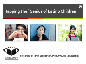 Language, Literacy, and Learning in Mexican American SEL's