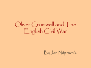 Oliver Cromwell and The English Civil War