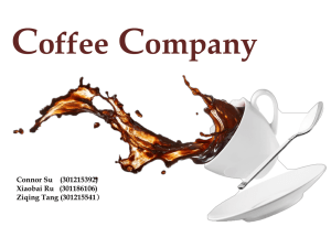 Coffee Companies (SBUX, GMCR)
