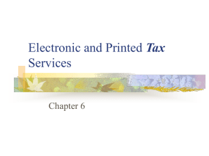 Published Tax Services - The University of Texas at Dallas