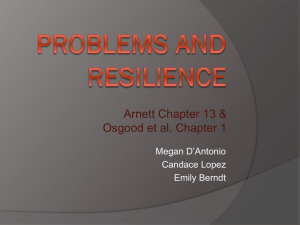 Chapter 13 Problems and Resilience