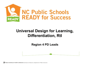 is Universal Design for Learning (UDL)