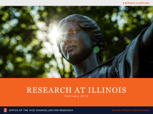 2016 Research Overview (.ppt) - University of Illinois at Urbana