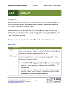 End-of-Unit Assessment (9.2.2 Lesson 20)