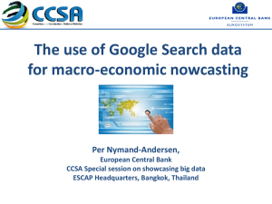 The use of Google search data for macro
