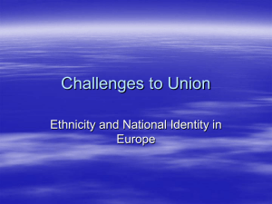 14 September 2006 – Invited to lecture on 'Ethnicity in Europe'