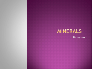 Minerals - MBBS Students Club