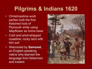 Pilgrims & Puritans - Mrs. Scudder's Middle School Social Studies