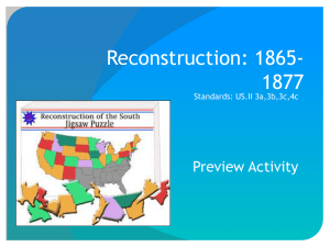 Reconstruction: 1865-1877
