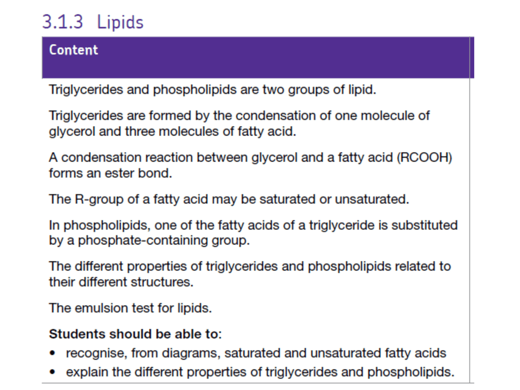 1 Triglycerides Phospholipids And Emulsion Test Ppt