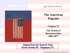 The American Pageant Chapter 22 The Ordeal of