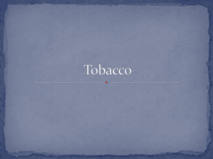 Tobacco and Alcohol tobacco_and_alcohol