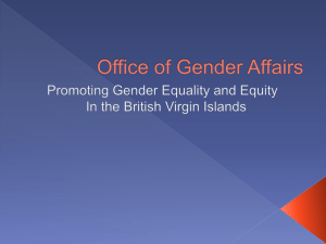 Office of Gender Affairs - Bahamas Crisis Regional Peace