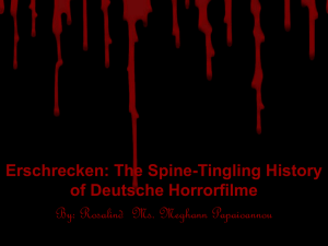 German Horror Films