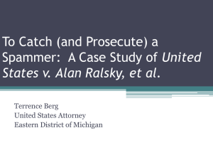 Ralsky Case Study SUMIT 09 10-20-09