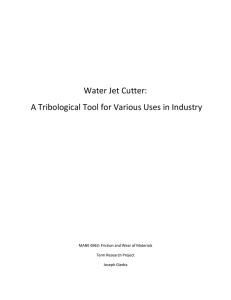 Giedra-MANE6963 - Water Jet Cutting Research Term+