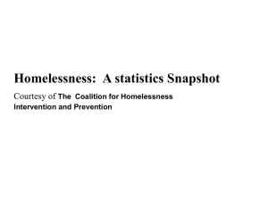 Snapshot of Homelessness in Indy