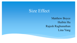 Size Effect