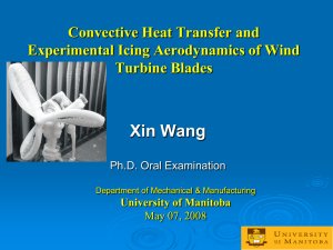 Wind tunnel measurements of convective heat transfer with droplet