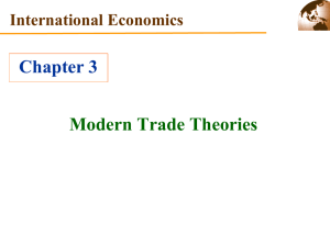 3.2 Technological Gap, Product Life Cycle and International Trade