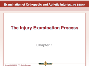 The Injury Examination Process