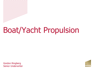 Presentation - Boat Propulsion