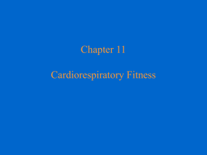 Cardiorespiratory fitness