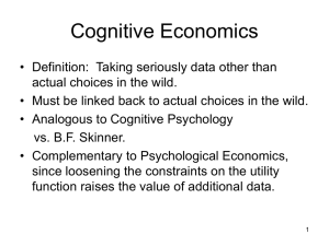 Utility and Happiness - University of Michigan