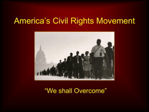 America's Civil Rights Movement