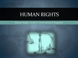 human rights - George Warren Brown School of Social Work