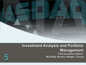 Investment Analysis & Portfolio Management: Chapter 5