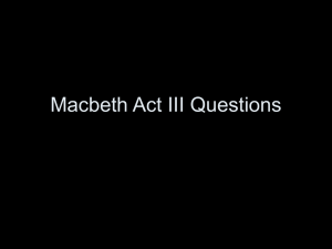 Macbeth Act III questions1