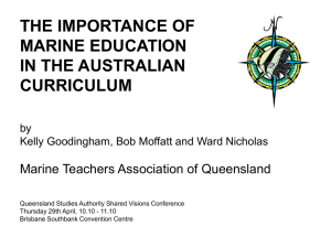 QSA Presentation (no pics) - Marine Teachers Association of