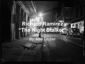Richard Ramirez *The Night Stalker