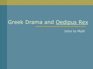 Drama and Oedipus